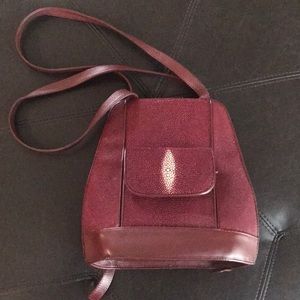 Genuine Stingray skin Purse/ backpack